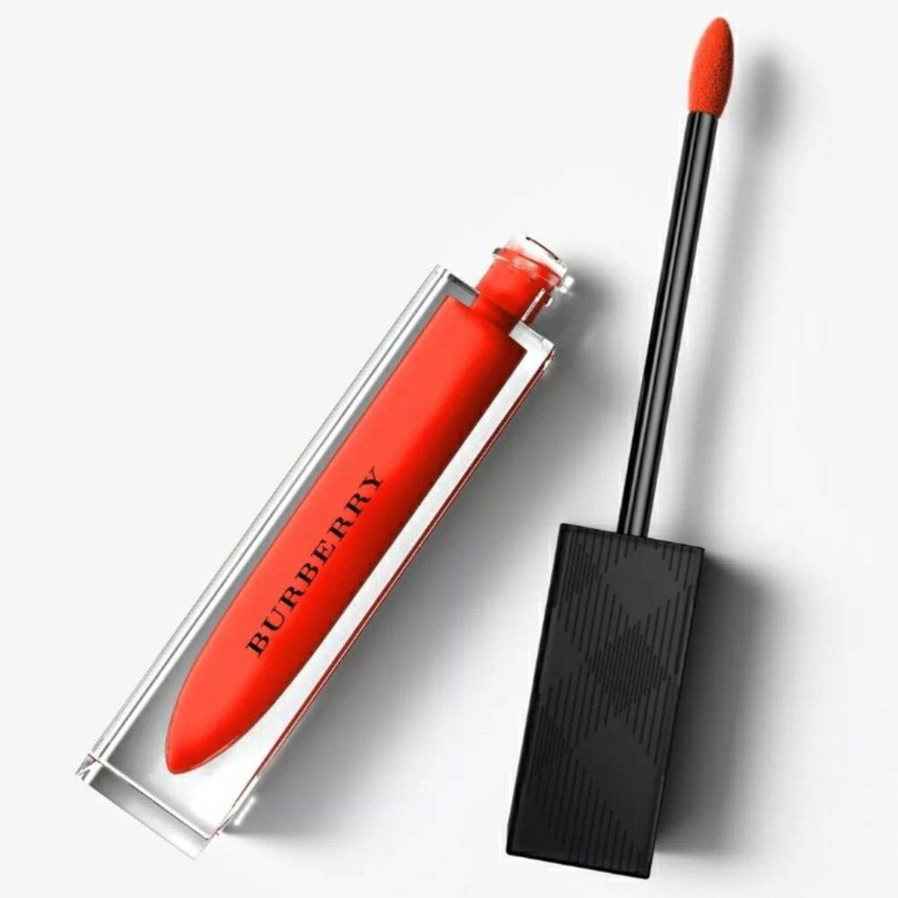 Burberry Kisses Lip Lacquer Tangerine Red #35 - Picture 2 of 4